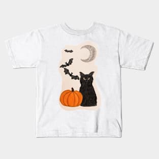 Halloween Kitty Kids T-Shirt